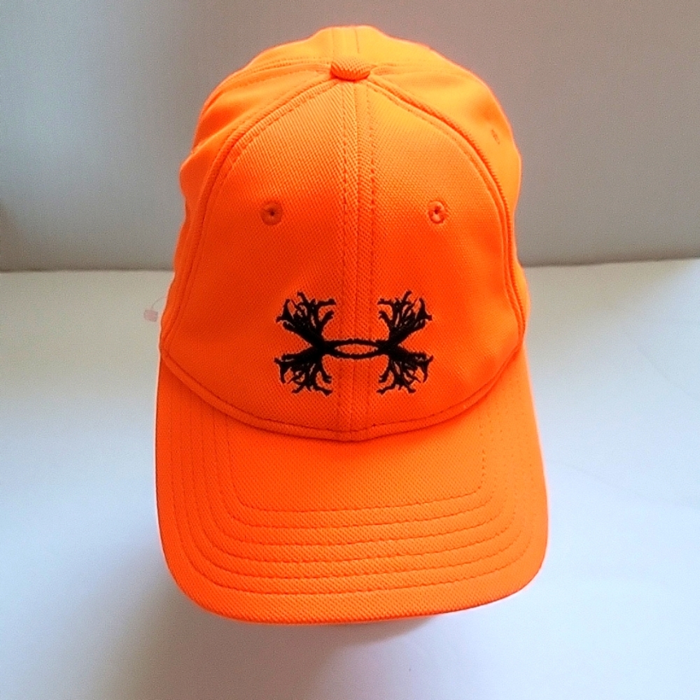 Under Armour  UA Men's Camo 2.0 HeatGear® Blaze Orange Hunting Snapback Cap